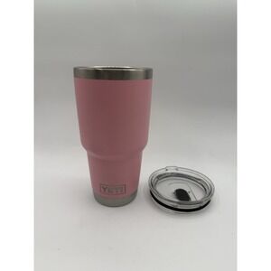 YETI Rambler 30 oz Tumbler Pink Stainless Steel Vacuum Insulated Mug with Lid